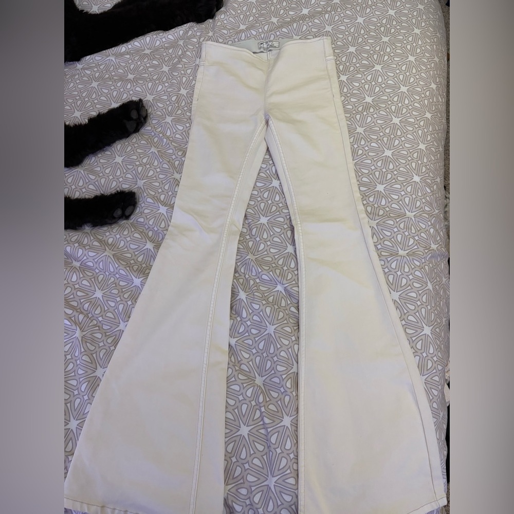 Free People Cream Pants